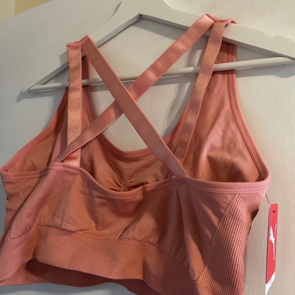 Puma woman seamless bras 1X pink NET - Picture 2 of 3